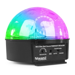 Półkula Mini Star Ball 6x3W RGBWAP IRC BeamZ